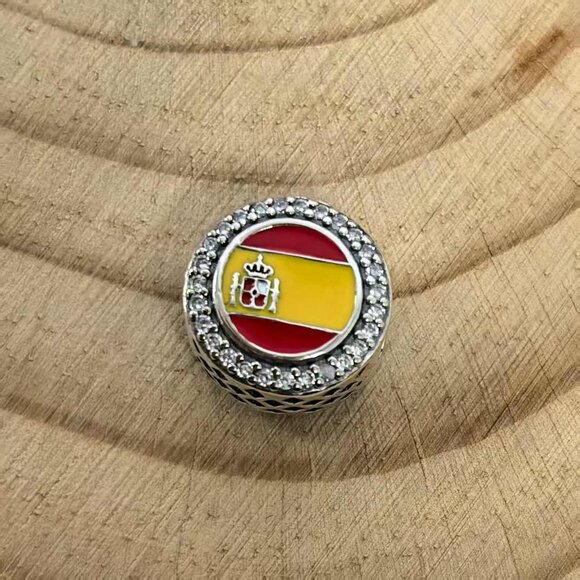 Pandora Jewelry - Pandora Spain Flag pendant, S925 Silver Jewelry